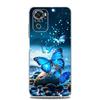 Чехол для телефона для Xiaomi Redmi Note 15 14 13 12 4G 10 11 Pro Plus 5G 14C 13C 12C 10C Прозрачный Мягкий ТПУ Чехол цвет Бабочка