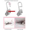 Folding Stainless Steel Draining Underwear Hooks Socks Clip Clothes Hanger Clothes Airer Dryer