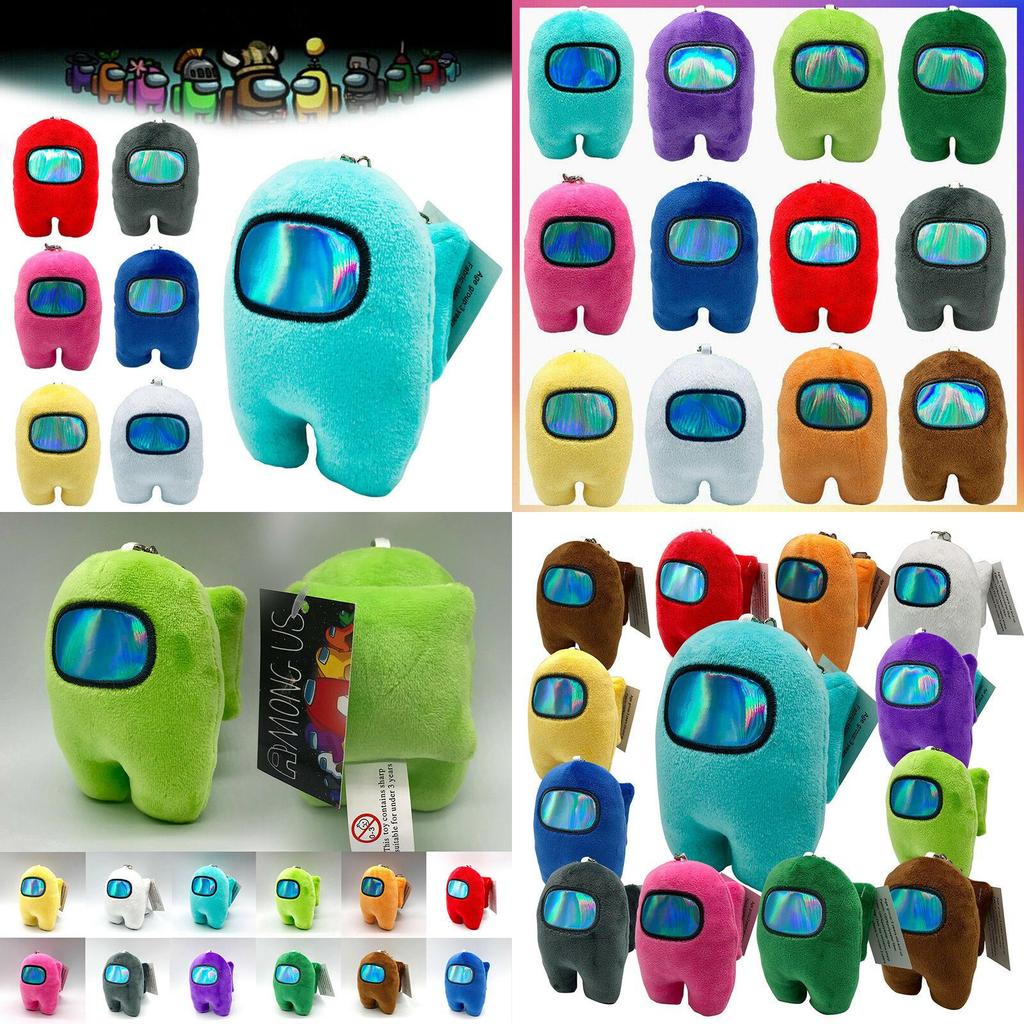 Красочный Плюшевый Among Us Мягкие Набивные Игрушки Кукла Идеально Подходит для Детского Подарка на День Рождения
