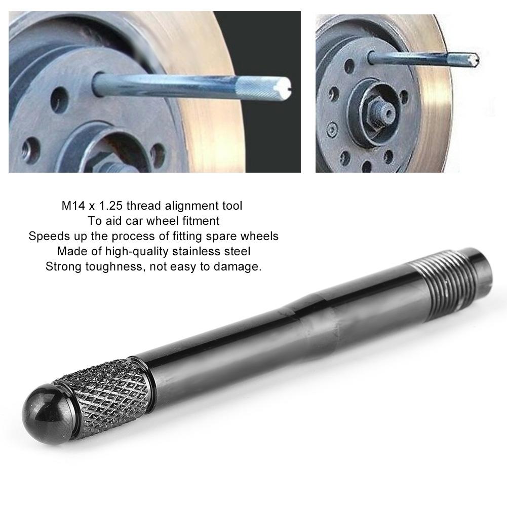 Штифт позиционирования шины Инструмент для установки/снятия колеса Выравнивание Гайка Шпильки x1.25