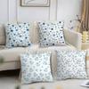 Мода Маленькие Цветочные Наволочка Короткий Плюш Принт Чехол для Подушки Квадратные Наволочки для Декора Дивана Дома