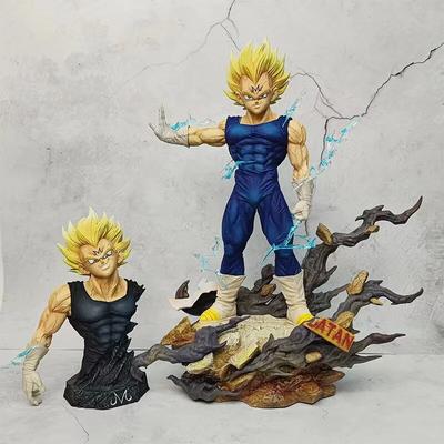 Фигурка аниме Majin Vegeta, экшн-фигурка, статуя из ПВХ, модель куклы, коллекционное украшение для стола, детские игрушки, подарки