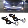 1 пара DC 12V 23mm Eagle Eye LED Daytime Running DRL Light Автомобиль Авто Лампа Белый