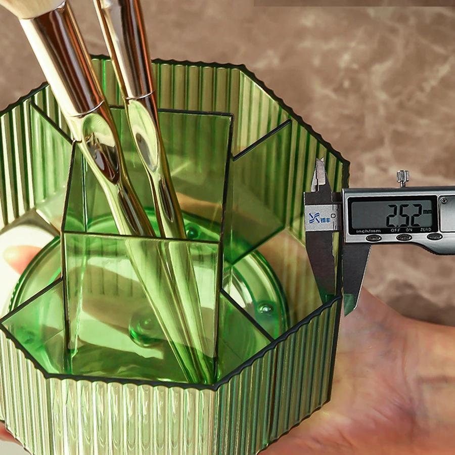 1 шт. вращающийся на 360 градусов держатель для кистей для макияжа органайзер для косметики на туалетный столик многофункциональный держатель для ручек коробка для хранения помады