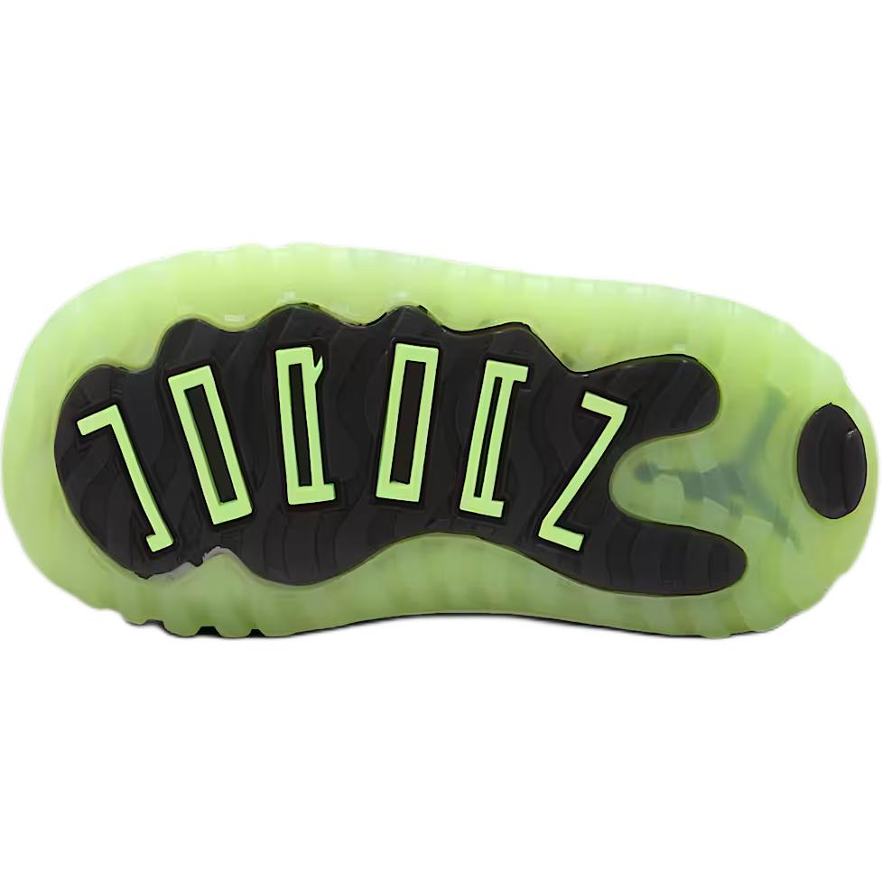 Air Jordan 11 Retro Toddler Black Barely Volt Dark Raisin White IB1380-001
