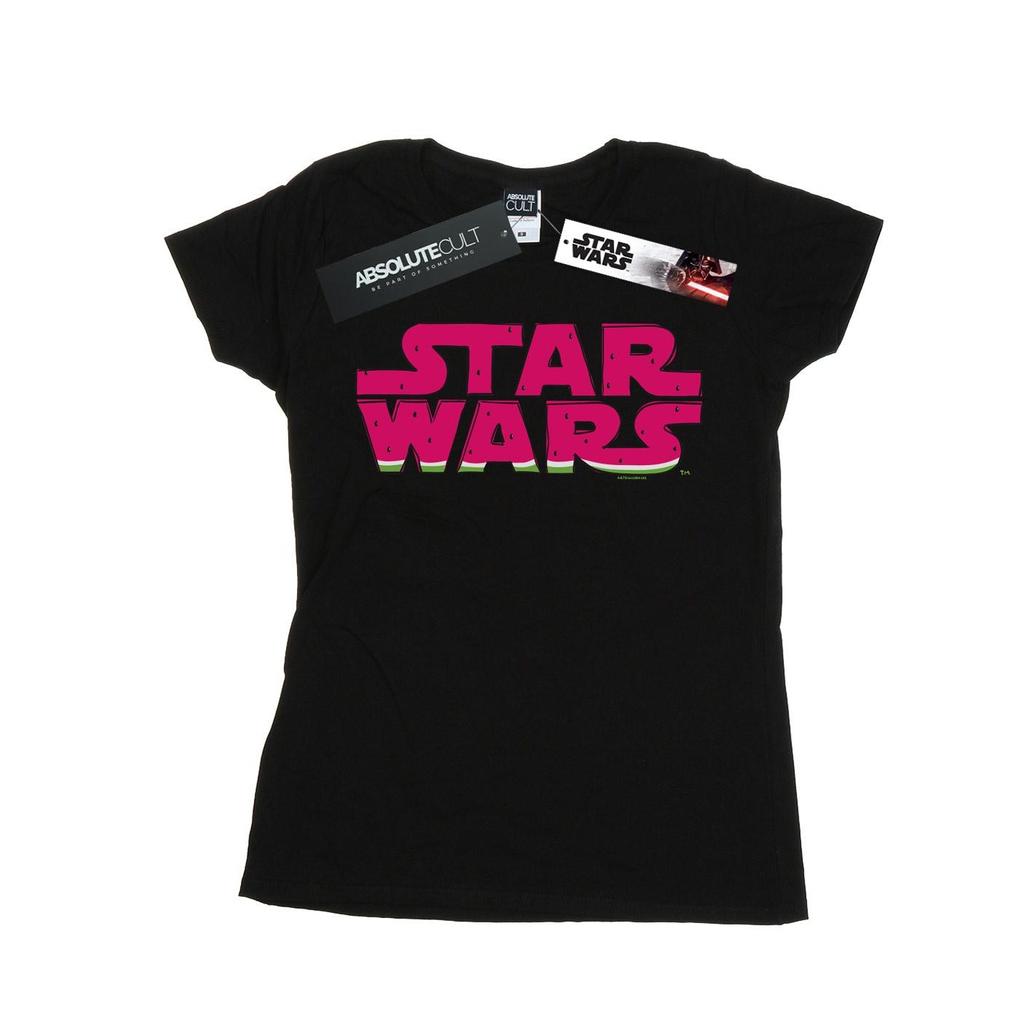 Star Wars Womens/Ladies Watermelon Logo Cotton T-Shirt