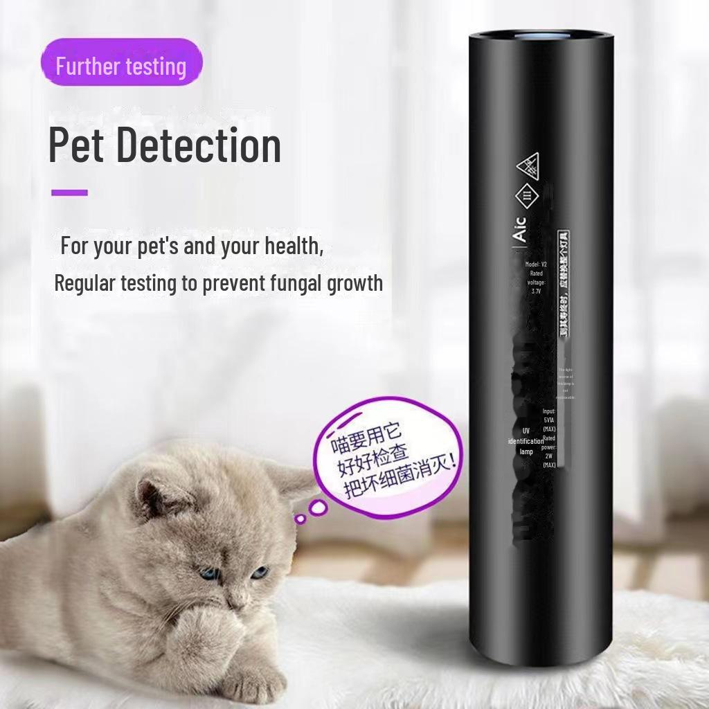 Ультрафиолетовый кошачий мох Черный свет Детектор грибка Стригущий лишай Моча Фонарик