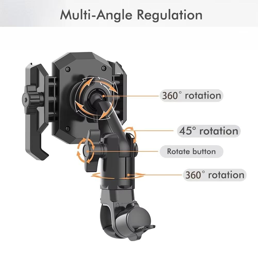360 Degree Rotation Motorcycle Phone Holder Scooter Phone Holder For Motorcycle Riding
