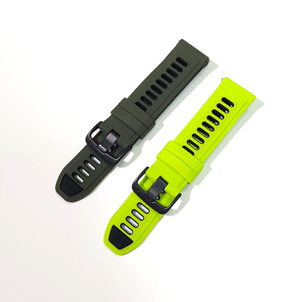 Ремешок с быстрой фиксацией 22 мм для Amazfit Cheetah Pro / Круглый спортивный мягкий силиконовый ремешок для Amazfit GTR 4 3 Pro 2/Stratos Браслет