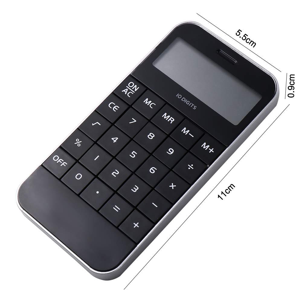 Mini School Cheap Promotional Universal Pocket Digit Calculator Electronic White Black