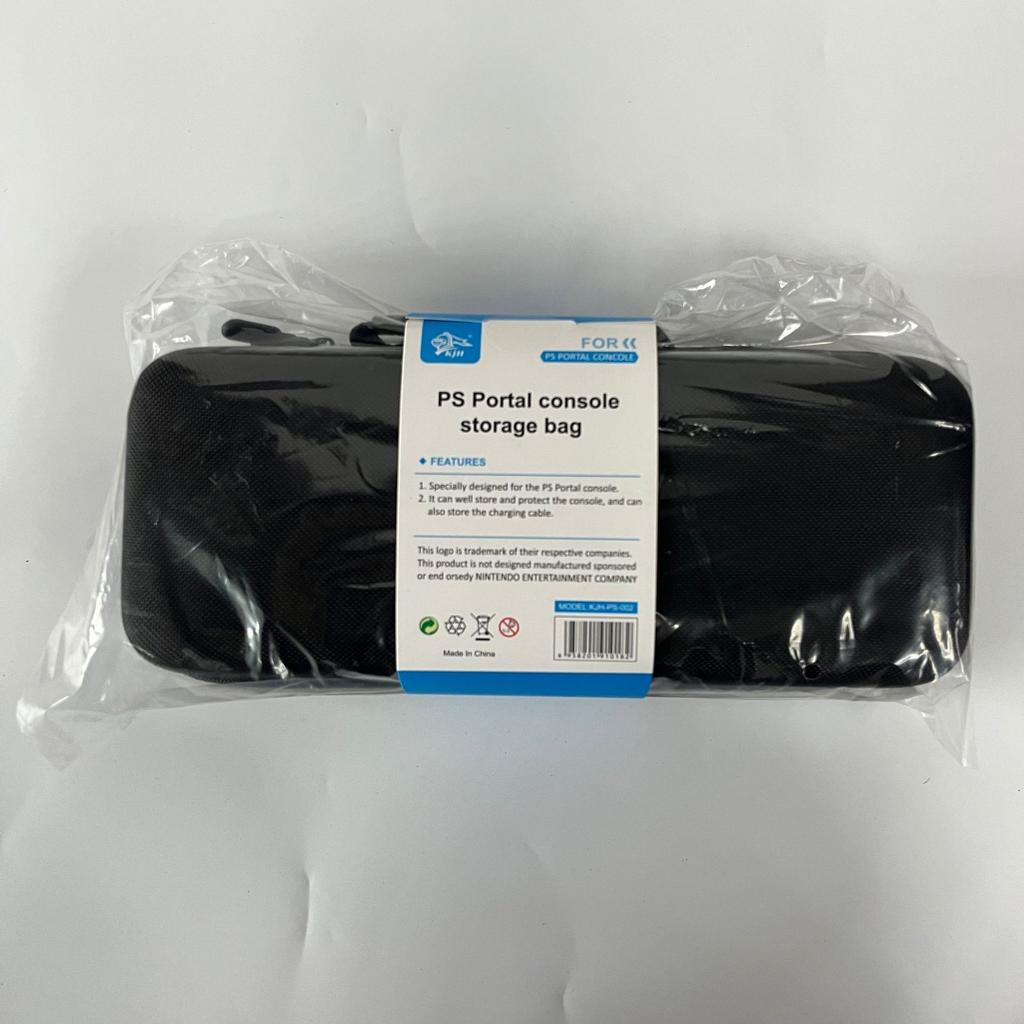 PS5 Portal EVA Hard Shell Case Remote Player, Shockproof Portable Protective Bag Anti-drop Travel Storage Case with Mesh Pocket (Only Case)