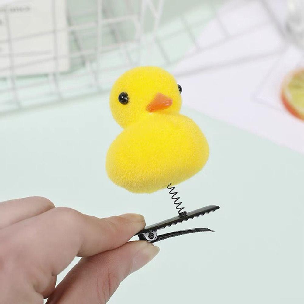 Заколка для волос Star Duck, заколки для собак и курицы, милые повседневные заколки
