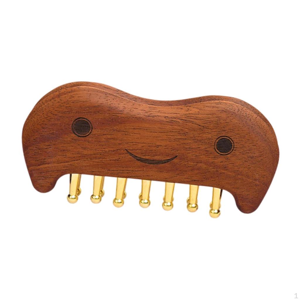 Handheld Wooden Massager Body Brush Tool Relieves Tense Abdominal Meridian Hair Comb