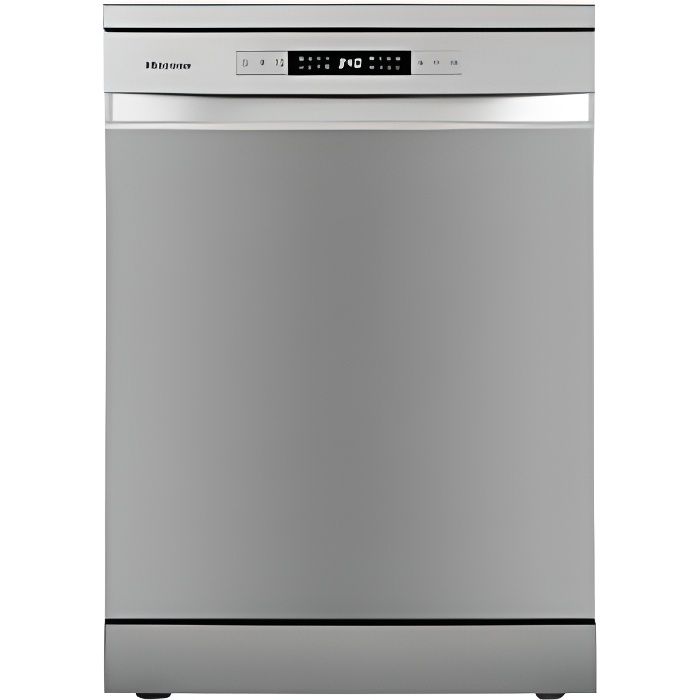 Lave-vaisselle 60 cm HISENSE HS622E10X - Gris - 2 bras de lavage - 4 plans d'arrosage