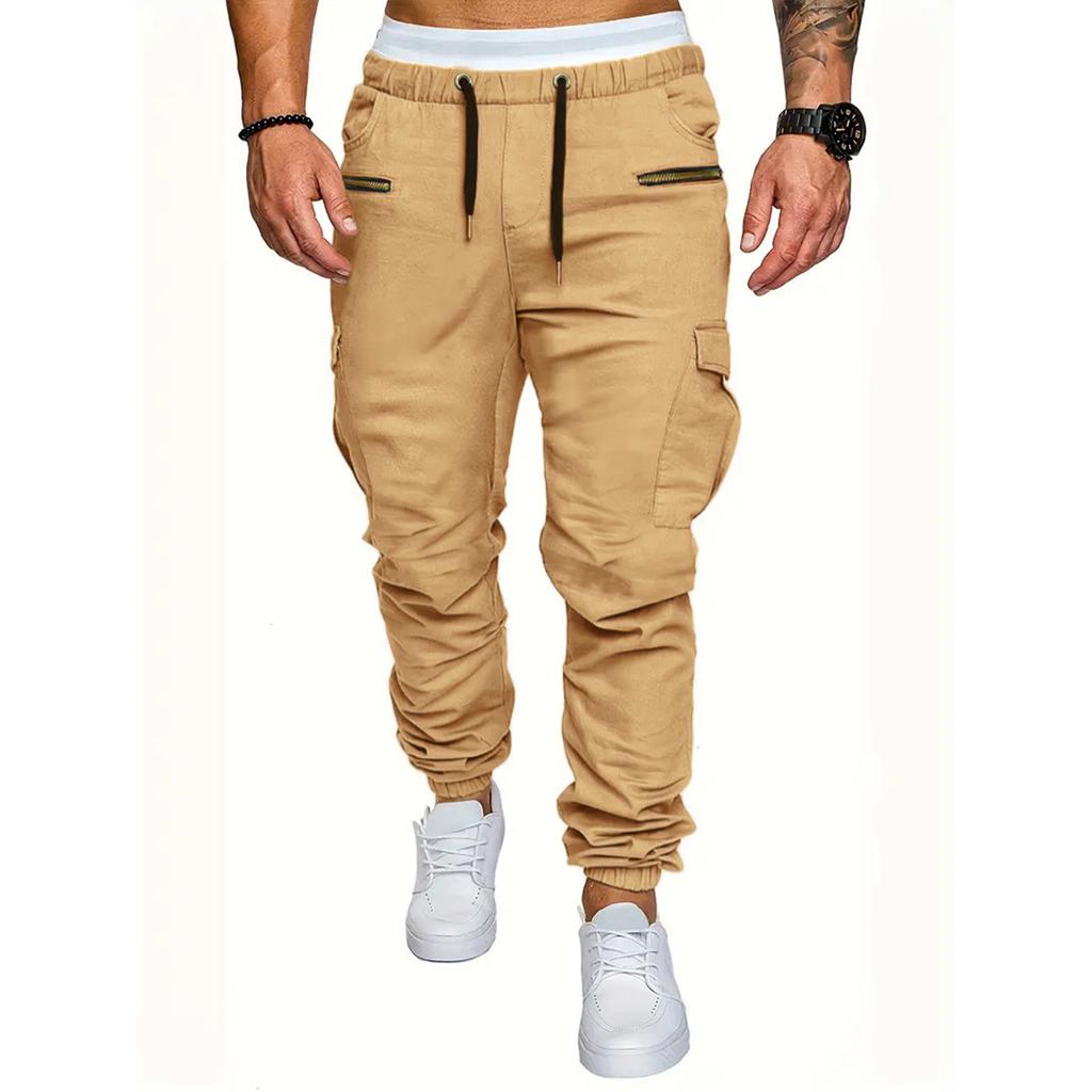 Мужские спортивные повседневные брюки для бега, легкие походные рабочие брюки, уличные брюки