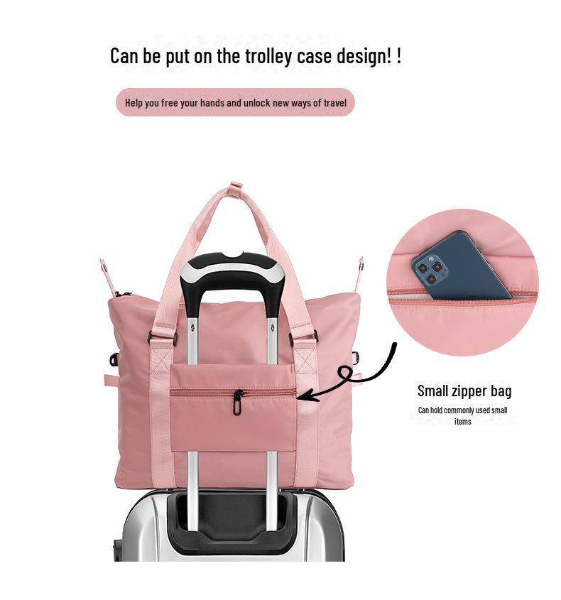 Нейлоновая дорожная сумка большой вместимости: Сумка для беременных и любителей йоги с защитой от брызг и разделением сухого и влажного воздуха