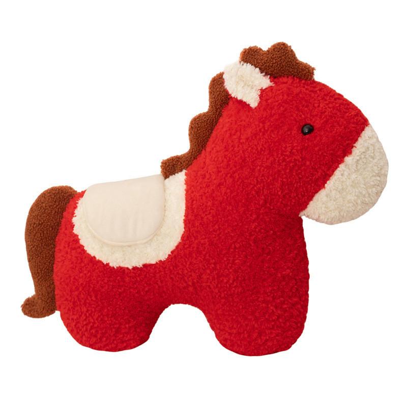 Festive Embroidered Backrest Pillow With Pp Cotton Filling For Home And Car Use