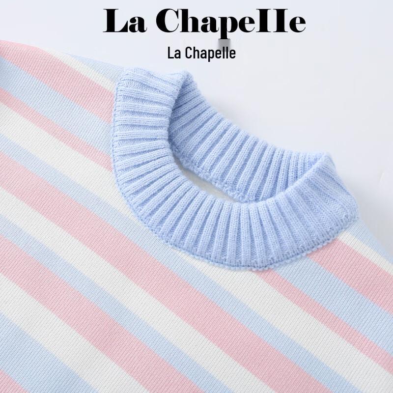 Детский вязаный свитер с мультяшным рисунком и флисовой подкладкой La Chapelle