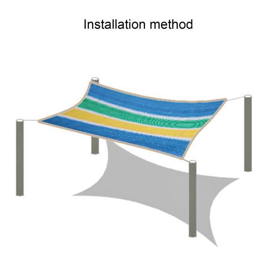 Навес от солнца, водонепроницаемый, дышащий, антивозрастной, простая установка, бассейн, сад, УФ-блок, навес, защита от солнца, тент