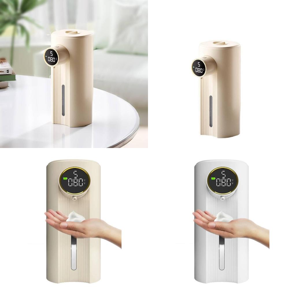 Touchless Desk Soap Dispenser With Foam And Gel Options For Home Office Hygiene