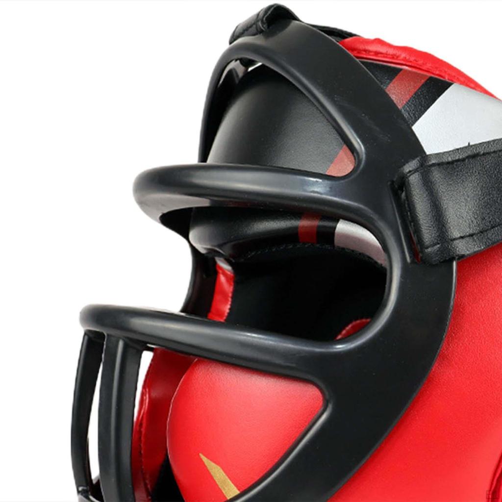 Боксерский шлем, полная защита лица для тхэквондо, грэпплинга, каратэ