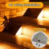 Solar Stair Lights Solar Step Light Outdoor Waterproof IP67 Solar Stair Lights Smart Light Control Solar Light For Garden Deck