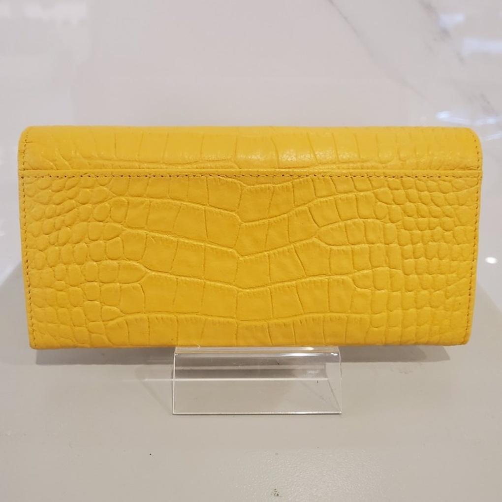 Moncross Cubic Point Cowhide Leather Cover-Type Women's Long Wallet YEAW-9159