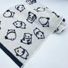 Kainoo Imabari Towel Panda Face Towel Set of 3 x Made in Gentle on Cute Panda Perfect for and Camping (34cm 80cm) Japan, Imabari, 100% Cotton, Skin,