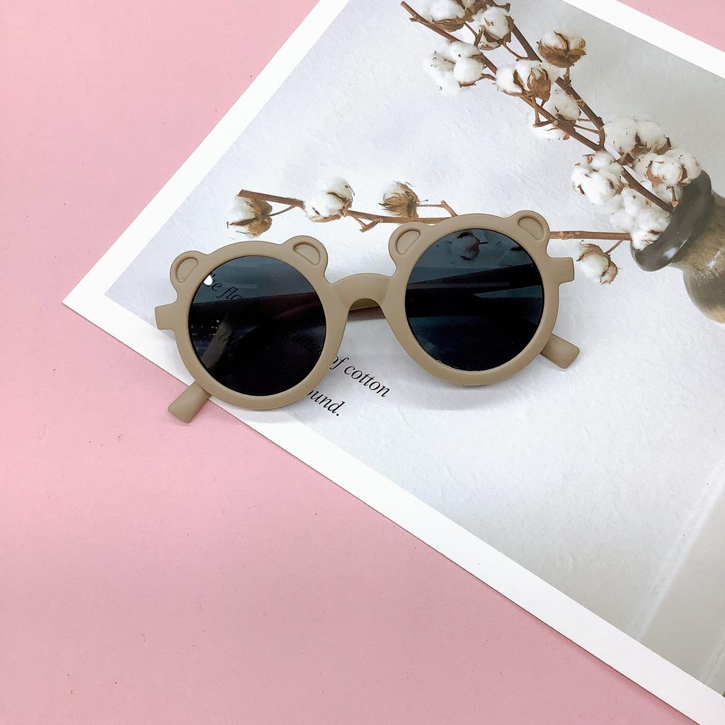Солнцезащитные очки Vintage Bear Matte Wind, Cute Boy, Girl, Child, UV Protective, Детские солнцезащитные очки