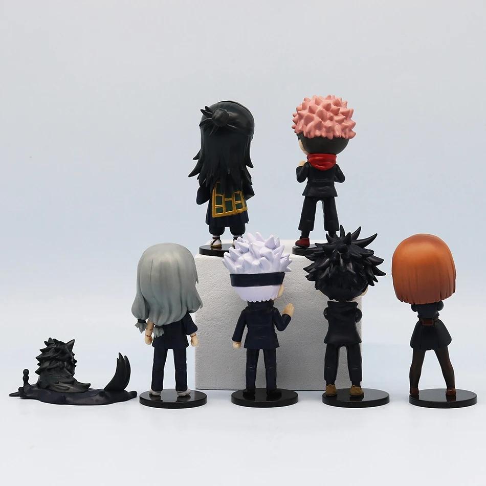 Оригинальный набор фигурок Figuarts Mini Jujutsu Kaisen - Годжо Сатору Махито Гэто Сугуру Итадори Фусигуро - Аниме Coll