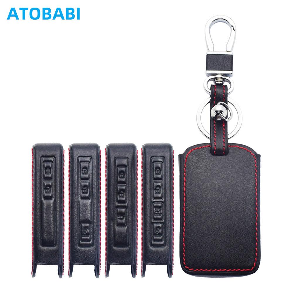 Leather Car Key Cover Bag For Mazda 3 6 CX-3 CX-5 CX-9 CX-30 CX-60 MX-5 MX-30 Miata 2023 Remote Fobs Shell Case Auto Accessories