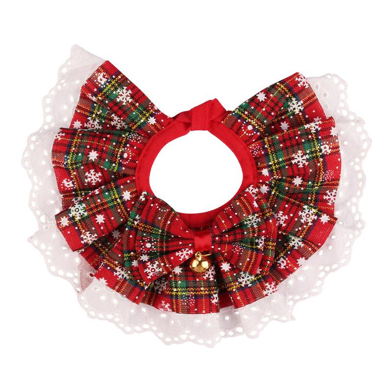 Хэллоуинские салфетки для слюны питомцев, трикотажные украшения из ткани и кружева, ошейники для кошек и собак, шарфы для котят, шарфы для питомцев