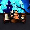 Halloween Witch Figurine Resin Miniature Grim Reaper Statue Witch Ghost In Rocking Chair Gothic Decoration for Desk Shelf