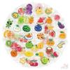 50Pcs/Set Wrapped Candy. Fruit Emoji PET Stickers Waterproof DIY Fashion Doodle Decals Stickers