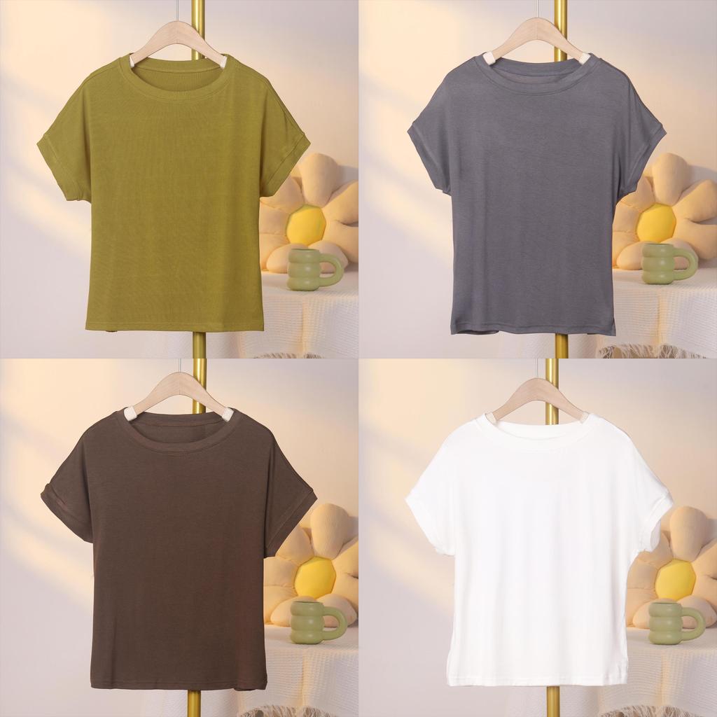 Casual Plus Size Womens T Shirt With Modal Fabric For Commuting Comfort