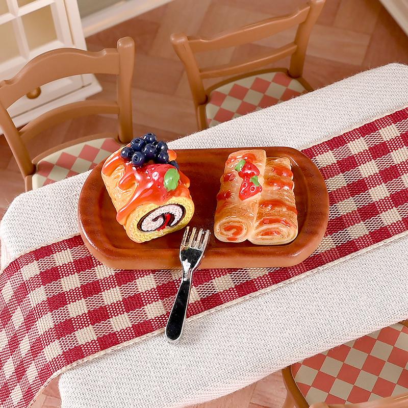 2 шт./набор Кукольный домик Мини Модель Торта Десерта Кукольный домик Мини Кухонное Украшение Аксессуары для Кукольного Домика Игрушки для Имитации