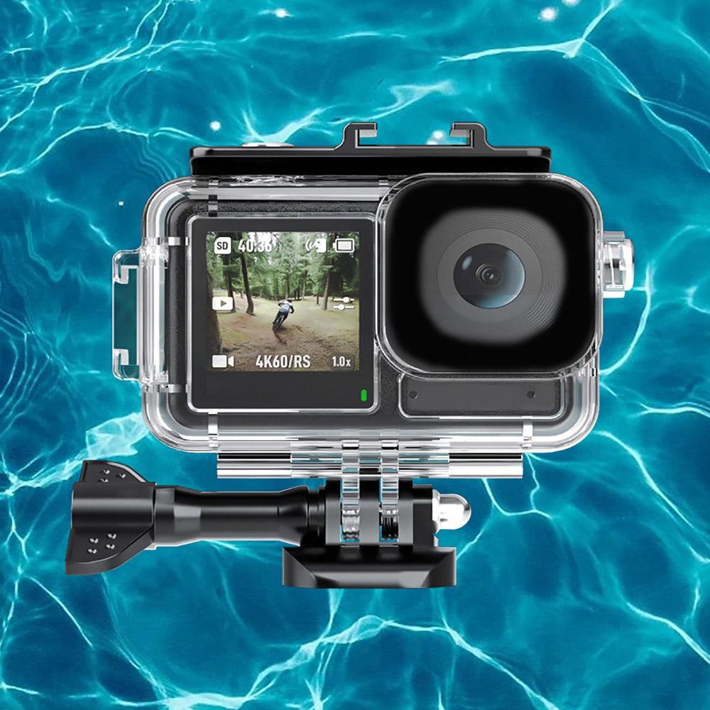 Водонепроницаемый бокс с креплением для DJI OSMO Action 5 Pro, 4, 3