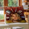 Горячая Наволочка с изображением Nirvana-K-KurtS Cobain, Персонализированная, для Спальни, Детской Вечеринки, Подарок на День Рождения