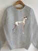 Greyhound Dog Sunglasses Women's Sweatshirts