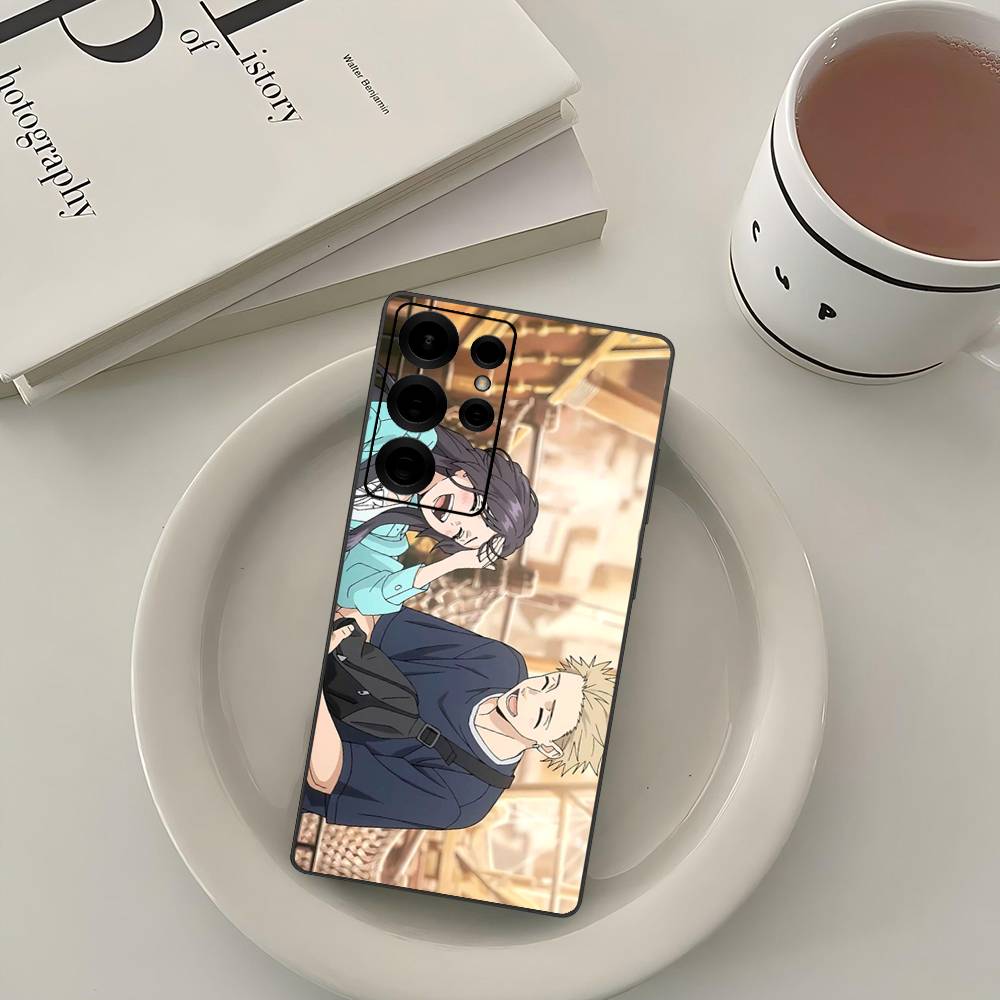 Аниме Милые Каоруко и Ринтаро Чехол для телефона для Samsung S 24 fe 25 Ultra plus 20 lite 21 30 22 23 24 22 Ultra 5G Fundas