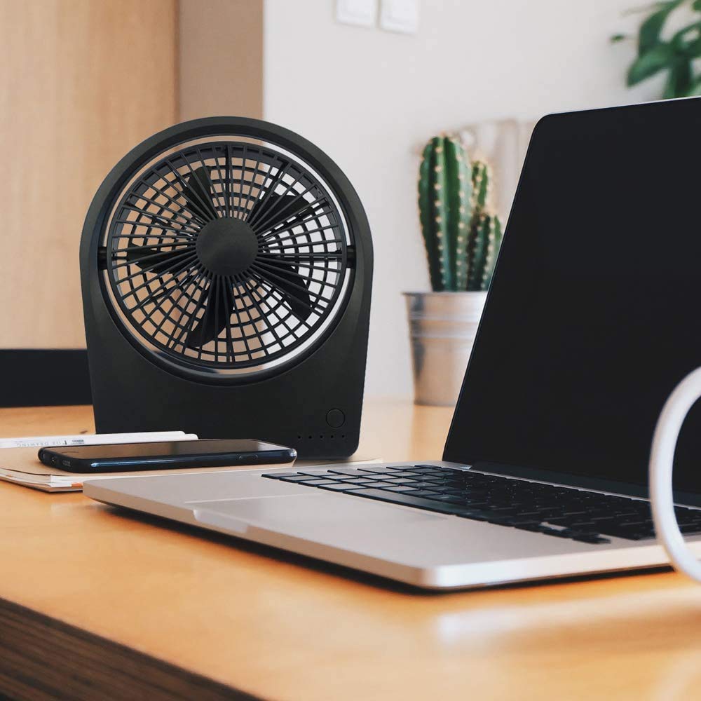 Мой вентилятор портативный небольшой электрический тонкий мощный сухой 5 уровней воздушного потока Ultra Breeze оснащен циркуляционным вентилятором Daisaku Shoji MP1PW белого цвета, маленький,