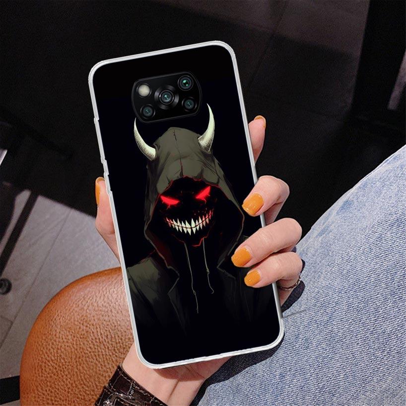 Devil Bad Boy Anime Phone Case For Xiaomi Poco X7 X6 X5 Pro F7 Ultra Redmi 15C 15 13C 13 12C 12 10 10A 10C 9 9A 9C 9T Cover Poco