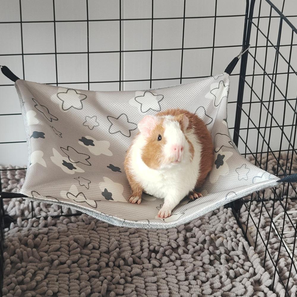 Ice Silk Guinea Pig Hammock Double-sided Small Pet Supplies Lovely Hamster Hammock