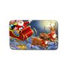 Christmas Bathroom Shower Curtain Four-Piece Combination Floor Mat Bathroom Water Absorbent Non-Slip Door Mat Bedroom Carpet