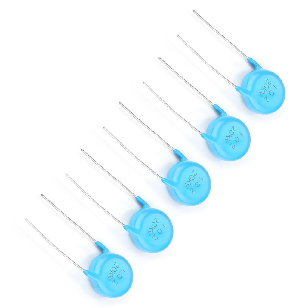 5pcs 20KV 1000PF High Voltage Ceramic Disc Capacitors HV Set