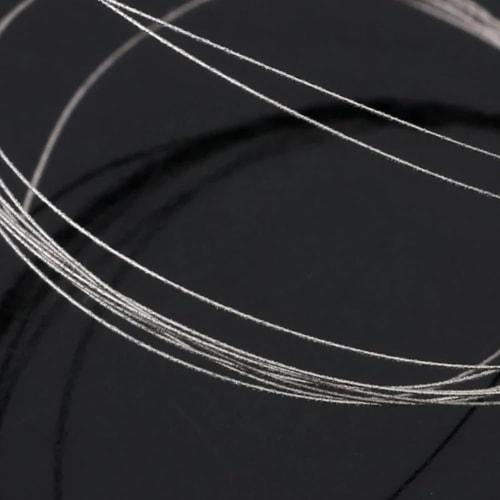 1m Saw Blade, 0.1/0.25/0.35/0.45mm, for Metal Wire Broaching, Diamond, Diamond Sand, Jade, Glass, DIY Cutting (0.15mm)