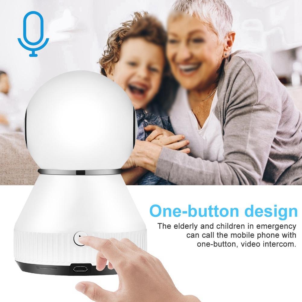 720P WiFi Home Security IP Camera Wireless PIR Detector Baby Monitoring Camera