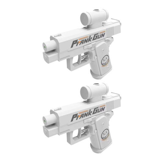 Игрушка-пранк Водный пистолет Двусторонний разбрызгиватель воды Многоразовый Спрей-пранк Вперед Назад Игрушка для игр с водой на открытом воздухе для офиса школы