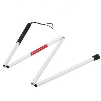 NYANDELMO ND-0131-R11 Складная телескопическая белая трость, длинная, трость для безопасности слабовидящих, алюминиевая белая трость