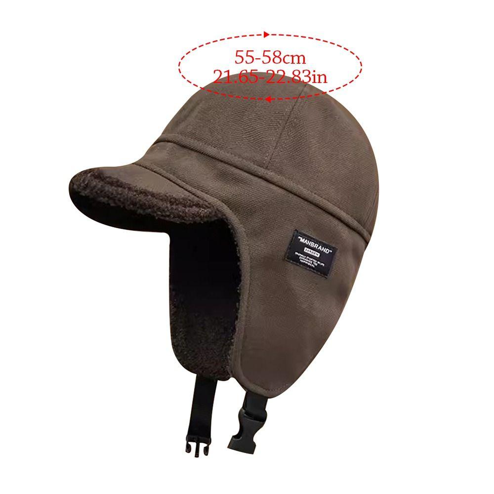 Warm Winter Cap Plush Ushanka Fur Hat Outdoors Ski Russian Cap for Men Women